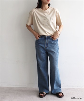 Life Style by cross marche 【miffy/ミッフィー】ミッフィーandボリスフロッキープリント半袖Tシャツ_subthumb_18