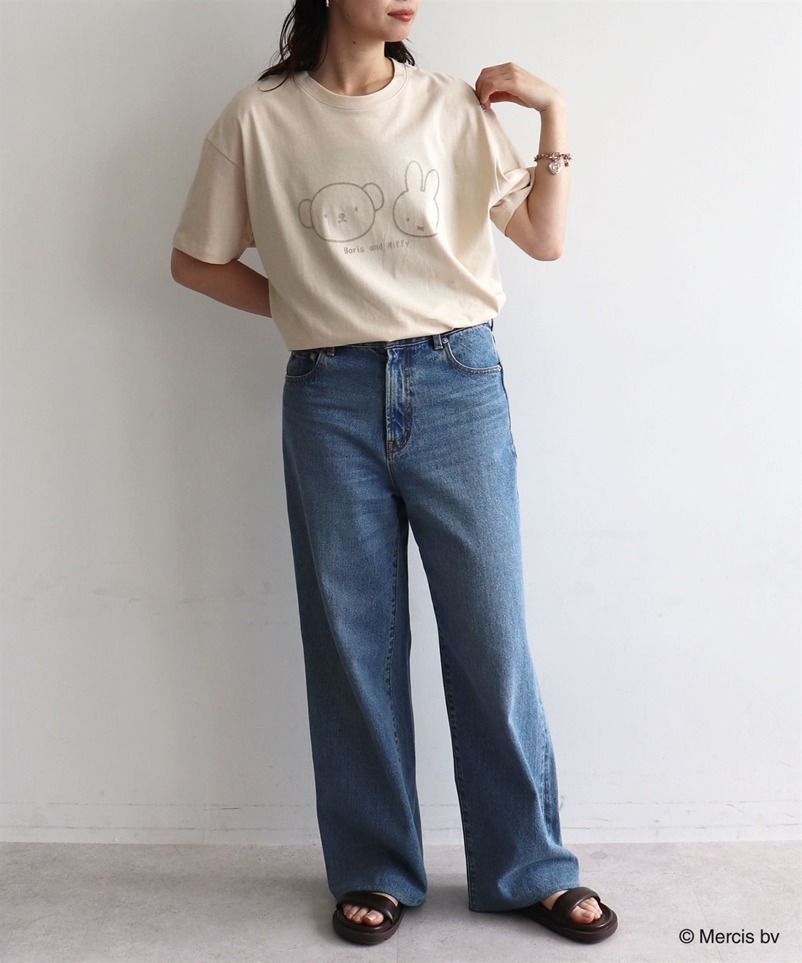 Life Style by cross marche 【miffy/ミッフィー】ミッフィーandボリスフロッキープリント半袖Tシャツ_sub_19