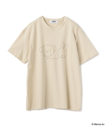 Life Style by cross marche 【miffy/ミッフィー】ミッフィーandボリスフロッキープリント半袖Tシャツ_subthumb_23