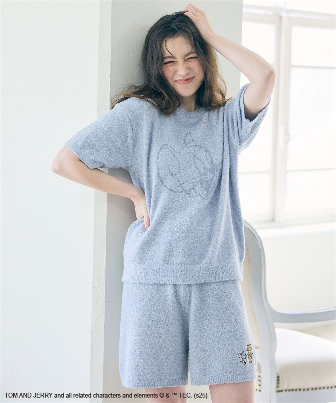 Life Style by cross marche 【TOM and JERRY/トムとジェリー】トムジェリもこもこルームウェア半袖トップス（上下別売り）_sub_3