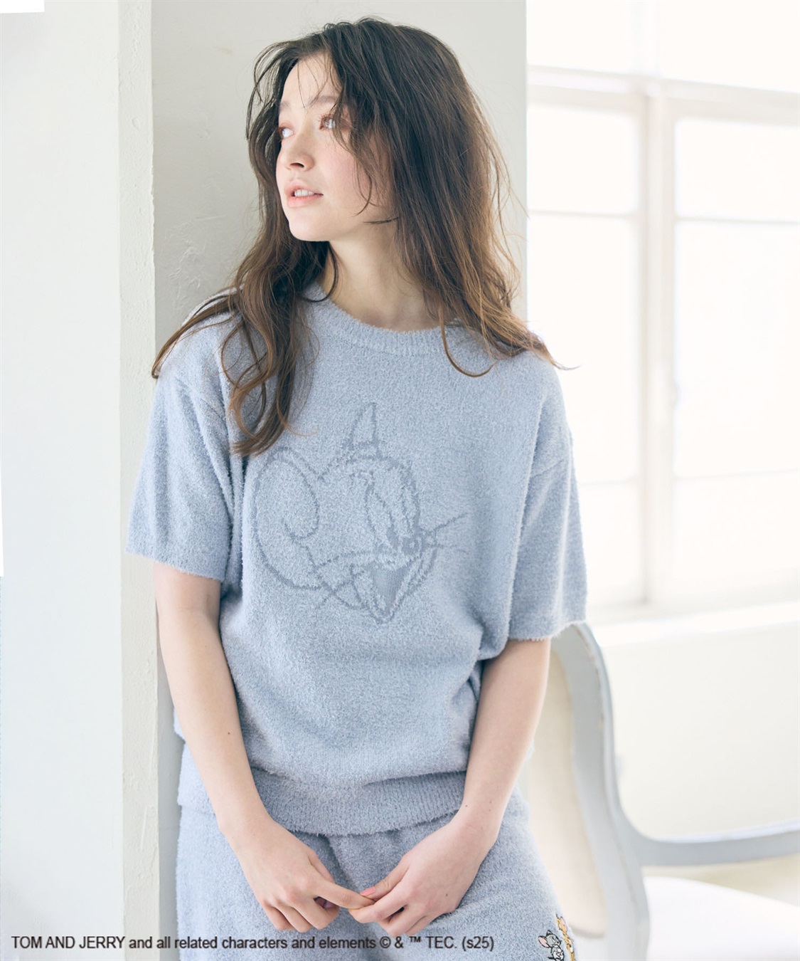 Life Style by cross marche 【TOM and JERRY/トムとジェリー】トムジェリもこもこルームウェア半袖トップス（上下別売り）_sub_8