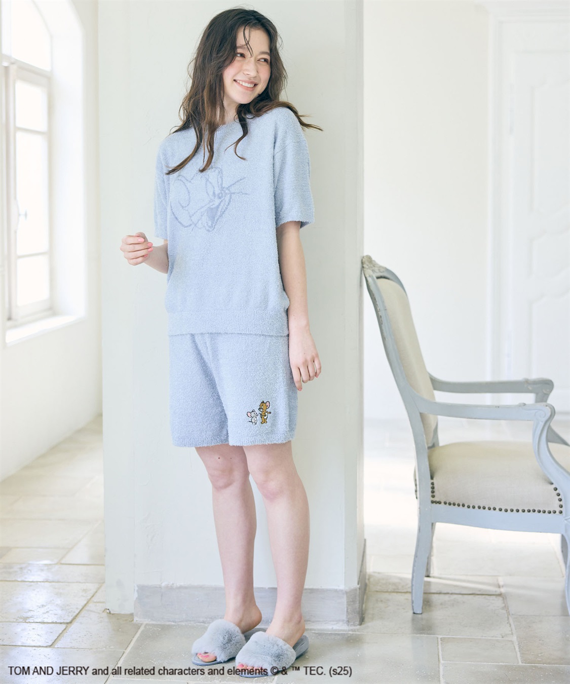 Life Style by cross marche 【TOM and JERRY/トムとジェリー】トムジェリもこもこルームウェア半袖トップス（上下別売り）_sub_9