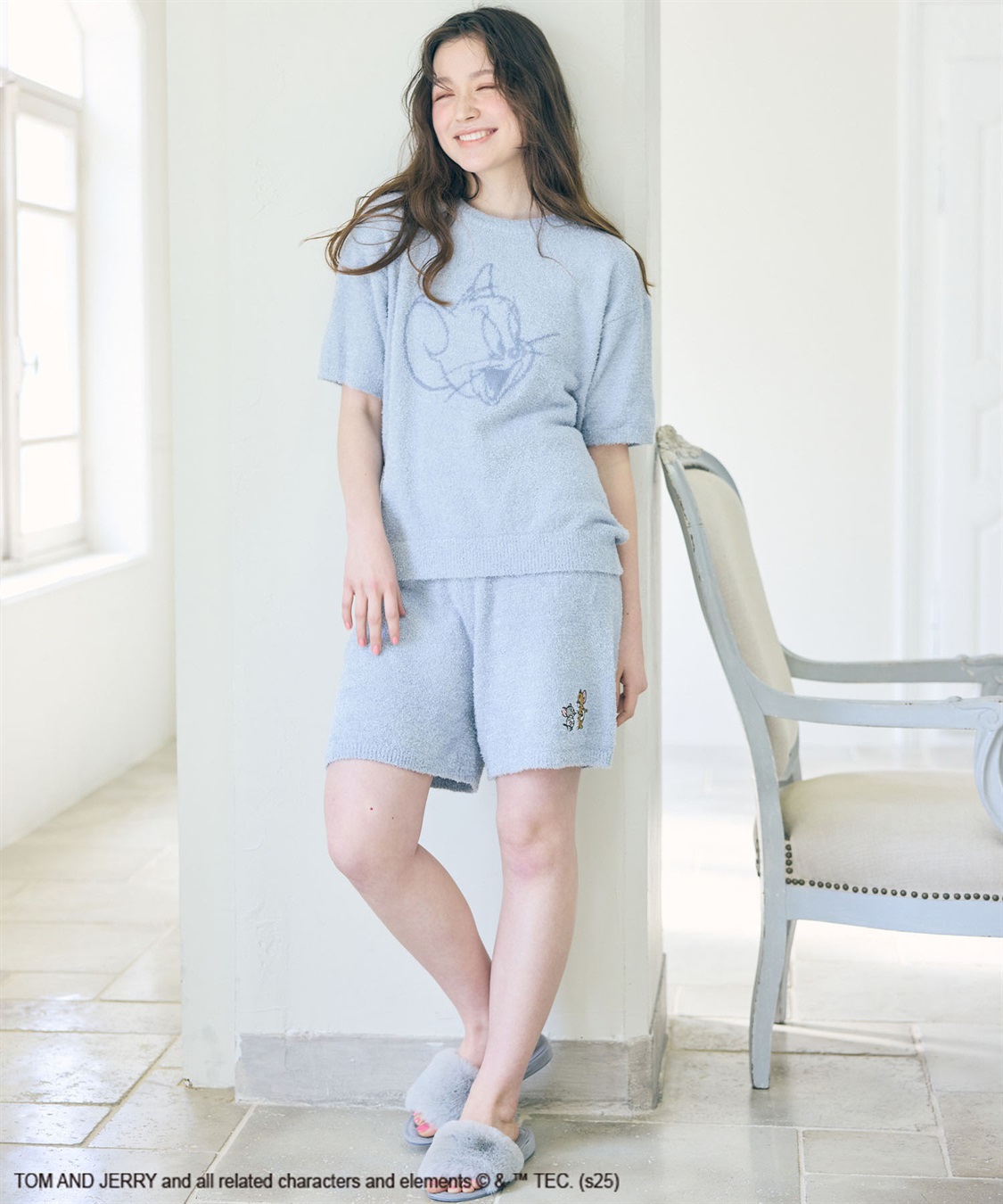 Life Style by cross marche 【TOM and JERRY/トムとジェリー】トムジェリもこもこルームウェア半袖トップス（上下別売り）_sub_12
