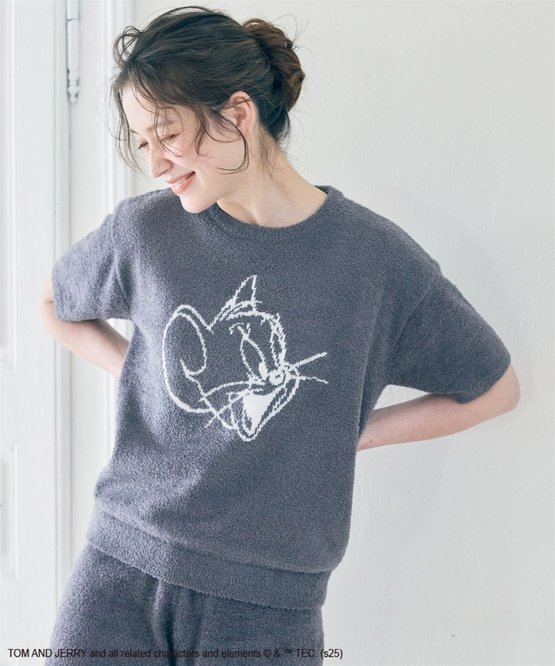 Life Style by cross marche 【TOM and JERRY/トムとジェリー】トムジェリもこもこルームウェア半袖トップス（上下別売り）_sub_14