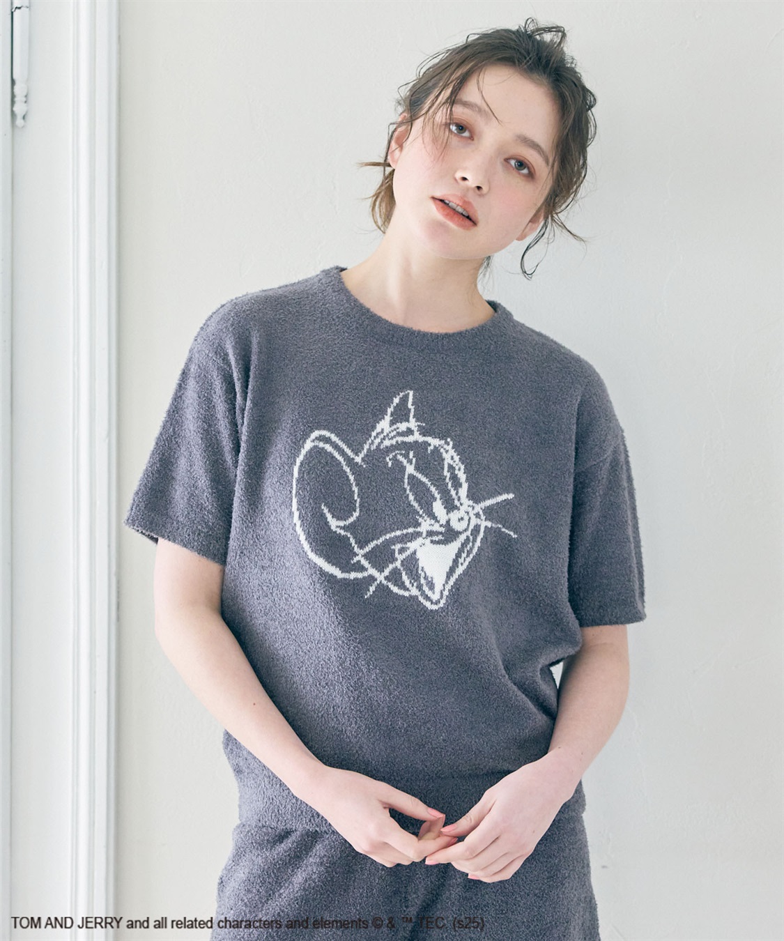 Life Style by cross marche 【TOM and JERRY/トムとジェリー】トムジェリもこもこルームウェア半袖トップス（上下別売り）_sub_15
