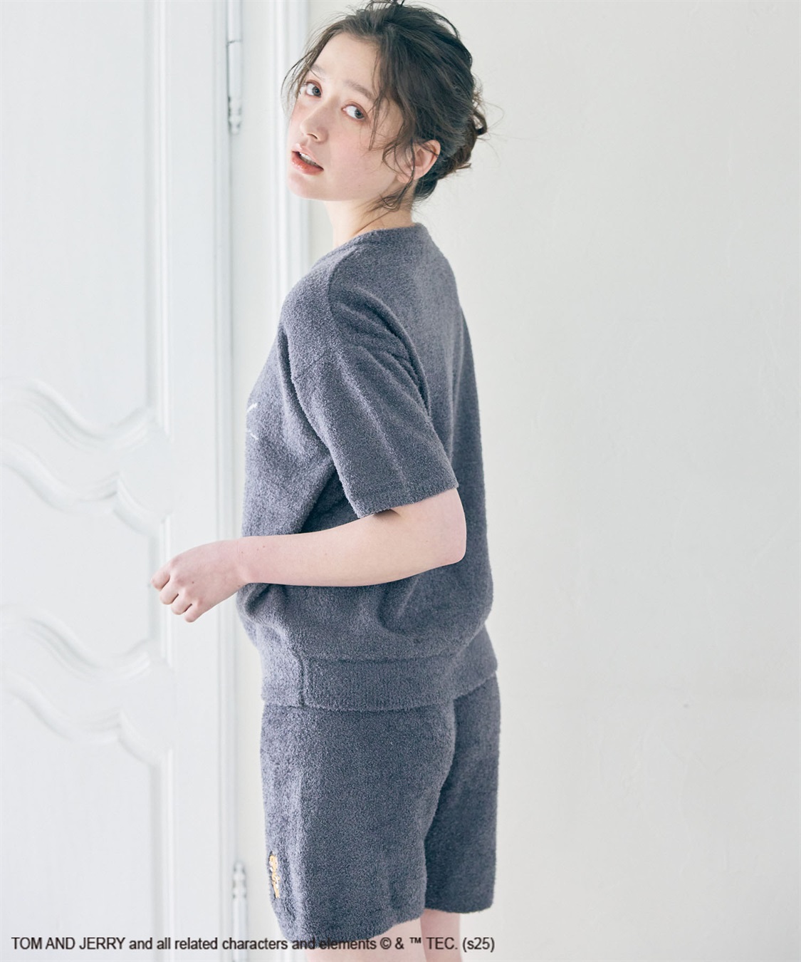 Life Style by cross marche 【TOM and JERRY/トムとジェリー】トムジェリもこもこルームウェア半袖トップス（上下別売り）_sub_17