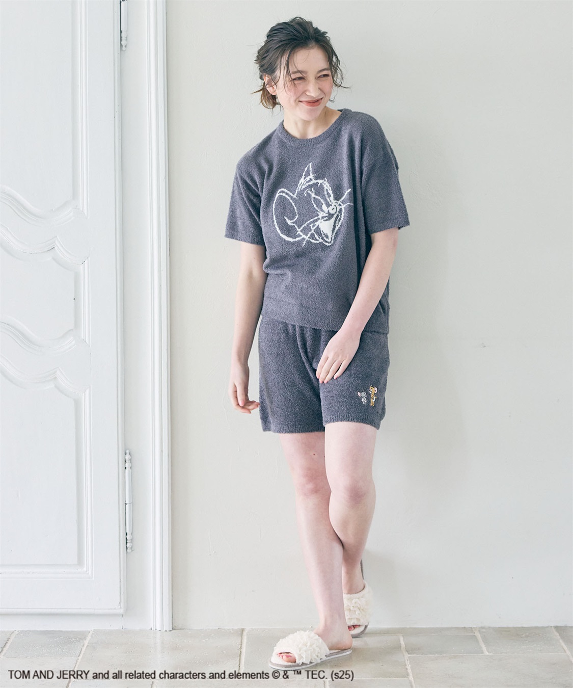 Life Style by cross marche 【TOM and JERRY/トムとジェリー】トムジェリもこもこルームウェア半袖トップス（上下別売り）_sub_19