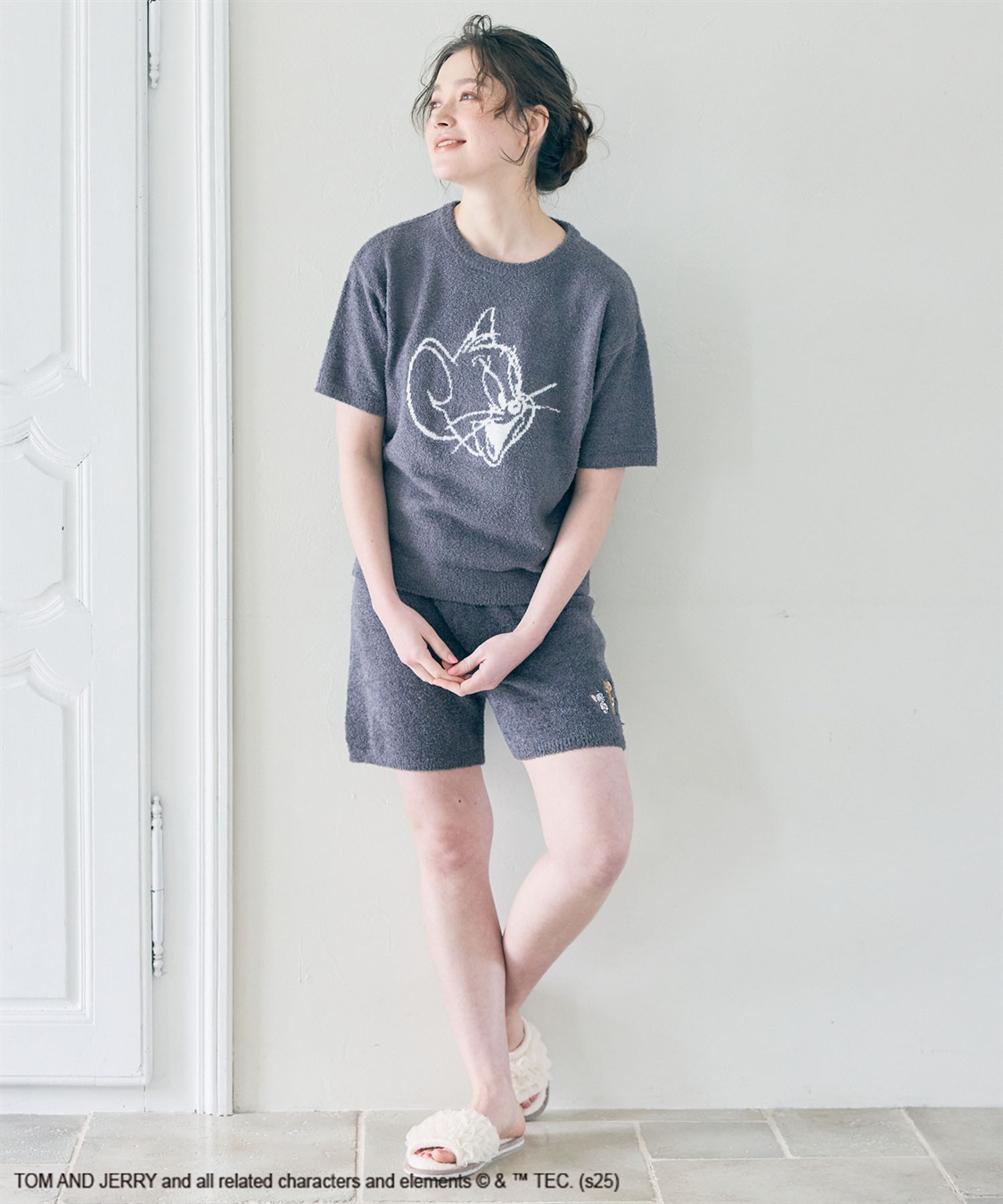 Life Style by cross marche 【TOM and JERRY/トムとジェリー】トムジェリもこもこルームウェア半袖トップス（上下別売り）_sub_21