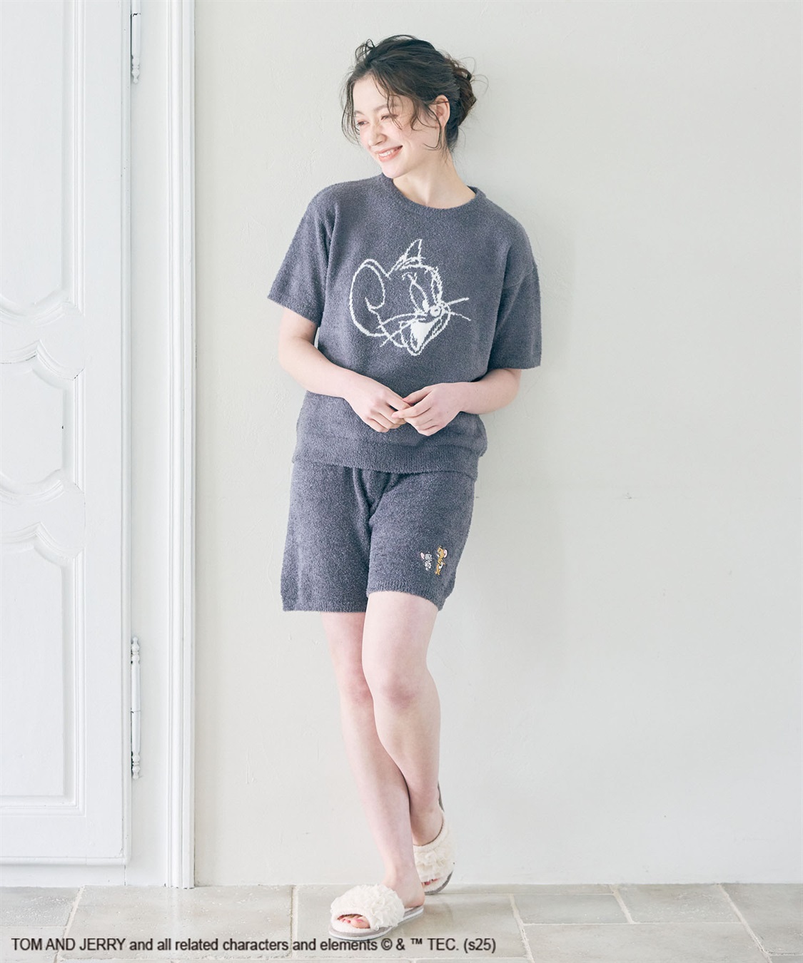 Life Style by cross marche 【TOM and JERRY/トムとジェリー】トムジェリもこもこルームウェア半袖トップス（上下別売り）_sub_22
