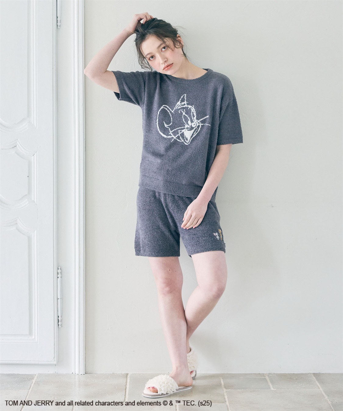 chara station 【TOM and JERRY/トムとジェリー】トムジェリもこもこルームウェアハーフパンツ（上下別売り）_sub_23
