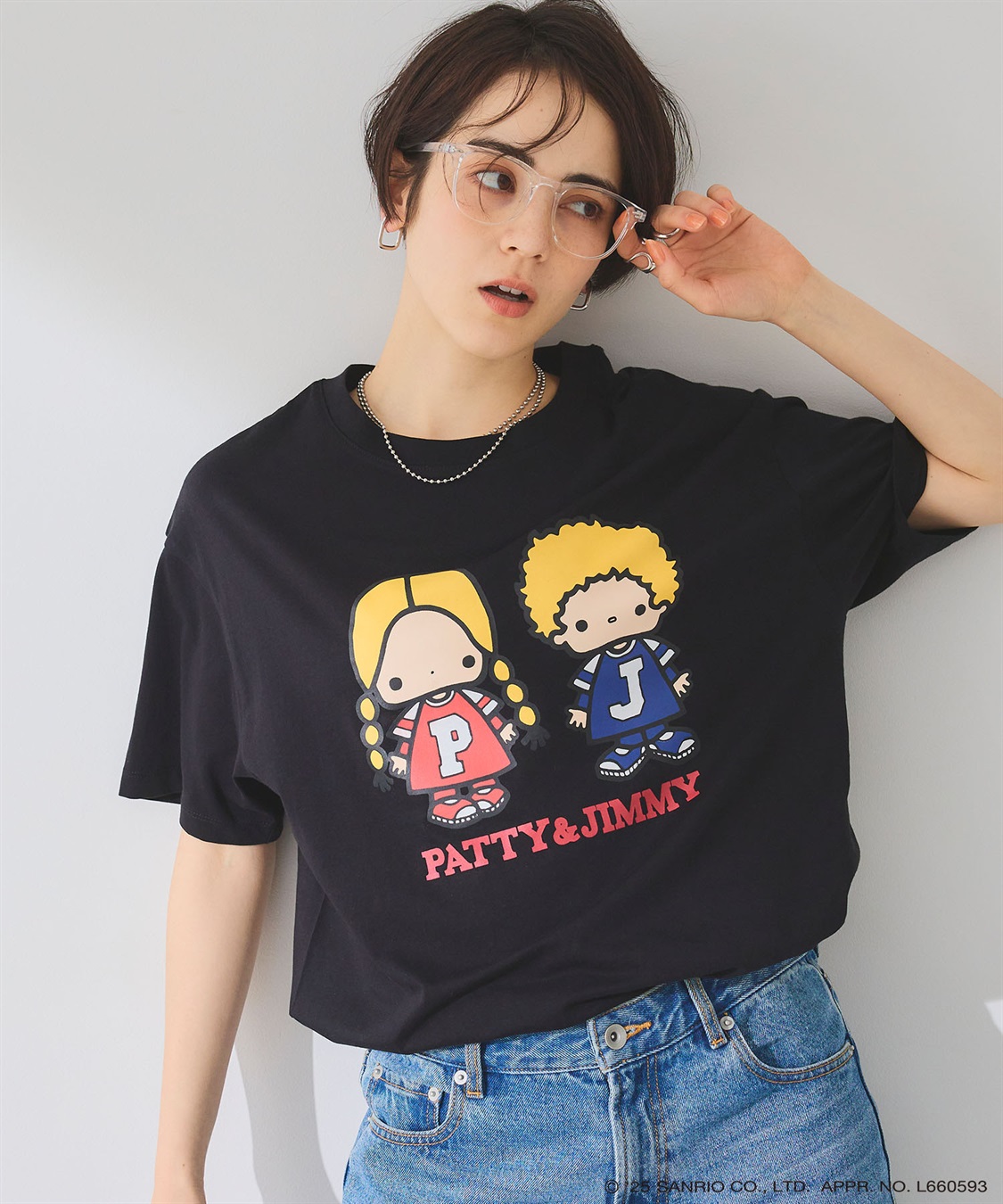 tシャツ BASICKS × SANRIO × Firsthand/ベイシックス × サンリオ × ファーストハンド　x 「My Melody」「Ku BASICKS/【7月24日12:00発売】x ＜My Melody＞＜Kuromi＞ RINGER