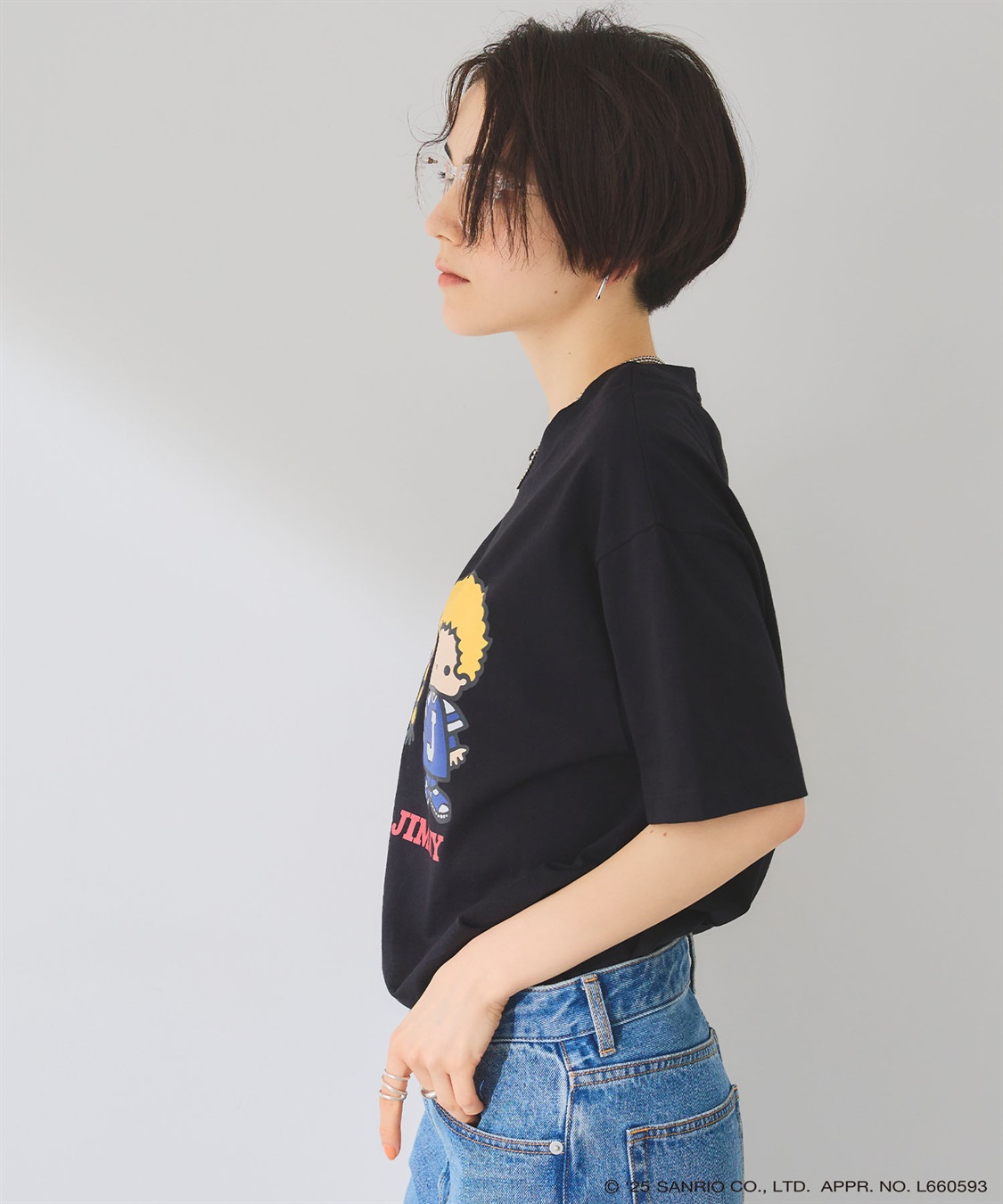 chara station 【sanrio/sanrio】パティ＆ジミープリント半袖Ｔシャツ《サンリオキャラクターズ》_sub_4