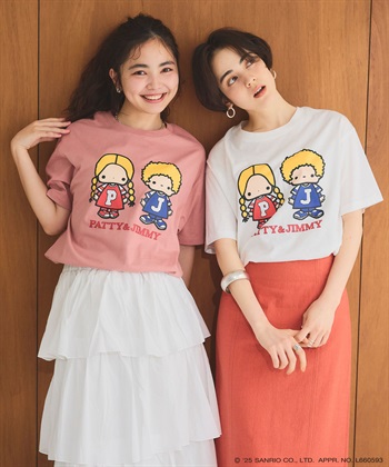 chara station 【sanrio/sanrio】パティ＆ジミープリント半袖Ｔシャツ《サンリオキャラクターズ》_subthumb_17