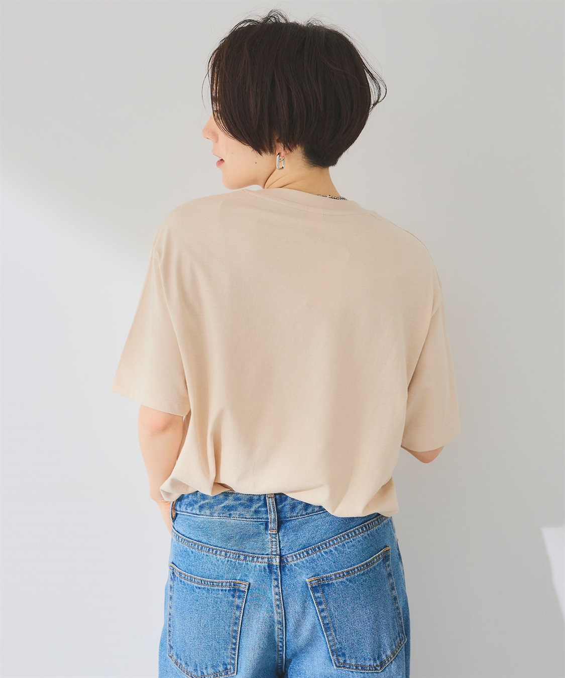 Life Style by cross marche 【sanrio characters】HELLO KITTY/ハローキティ フロッキープリント半袖Ｔシャツ《サンリオキャラクターズ》_sub_5