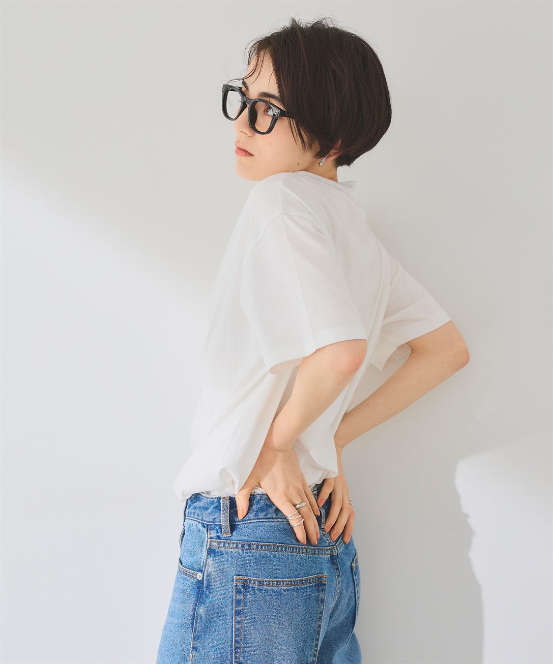 Life Style by cross marche 【sanrio characters】KUROMI/クロミ刺繍デザイン半袖Tシャツ《サンリオキャラクターズ》_sub_14