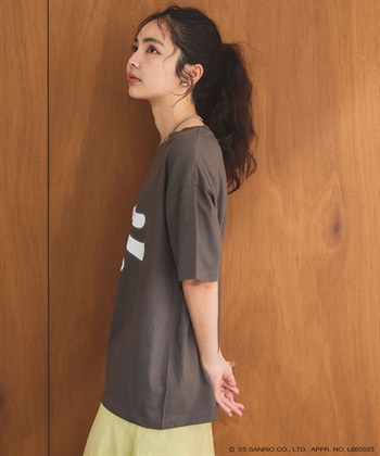chara station 【sanrio characters】シナモロールプリント半袖Tシャツ《サンリオキャラクターズ》_subthumb_4