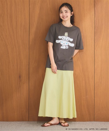 chara station 【sanrio characters】シナモロールプリント半袖Tシャツ《サンリオキャラクターズ》_subthumb_7