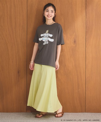 chara station 【sanrio characters】シナモロールプリント半袖Tシャツ《サンリオキャラクターズ》_subthumb_8