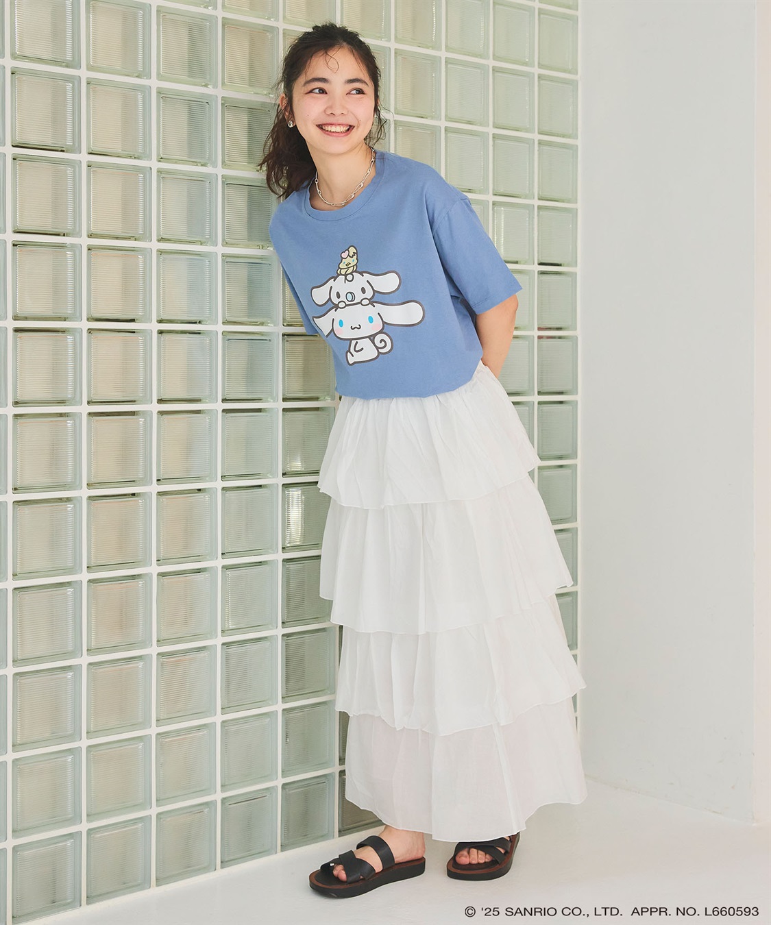 Life Style by cross marche 【sanrio characters】シナモロールプリント半袖Tシャツ《サンリオキャラクターズ》_sub_15