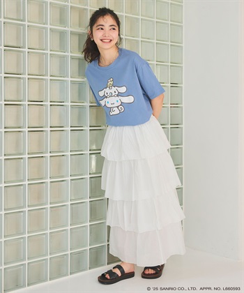 chara station 【sanrio characters】シナモロールプリント半袖Tシャツ《サンリオキャラクターズ》_subthumb_15