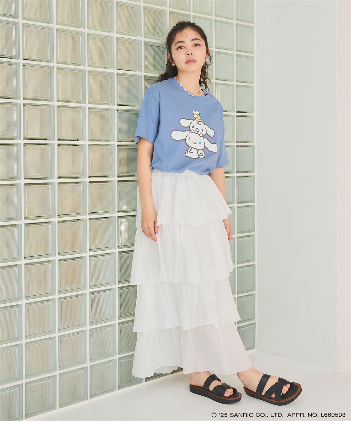 Life Style by cross marche 【sanrio characters】シナモロールプリント半袖Tシャツ《サンリオキャラクターズ》_sub_16