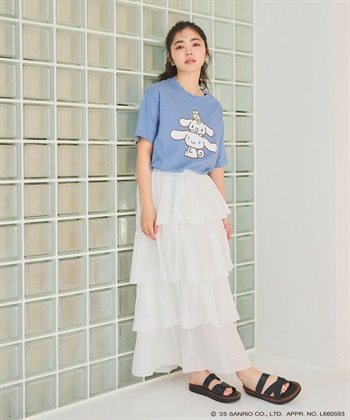 chara station 【sanrio characters】シナモロールプリント半袖Tシャツ《サンリオキャラクターズ》_subthumb_16