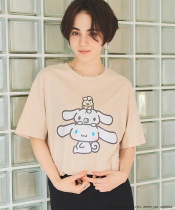 chara station 【sanrio characters】シナモロールプリント半袖Tシャツ《サンリオキャラクターズ》_subthumb_21