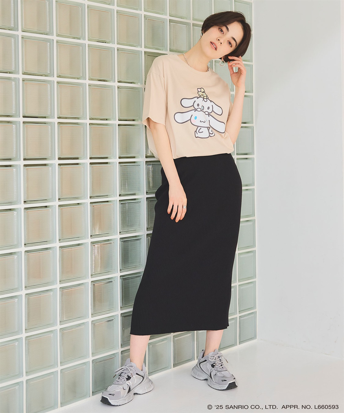 Life Style by cross marche 【sanrio characters】シナモロールプリント半袖Tシャツ《サンリオキャラクターズ》_sub_22