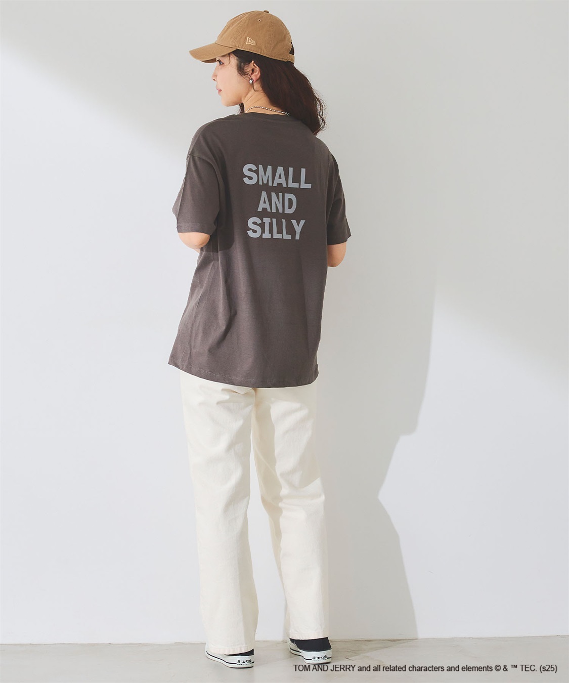 chara station 【TOM and JERRY/トムとジェリー】ジェリー＆タフィー胸刺繍バックロゴプリント半袖Ｔシャツ_sub_6
