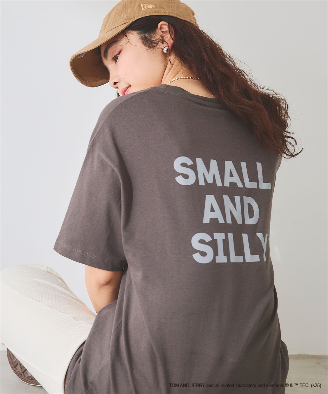 chara station 【TOM and JERRY/トムとジェリー】ジェリー＆タフィー胸刺繍バックロゴプリント半袖Ｔシャツ_sub_9