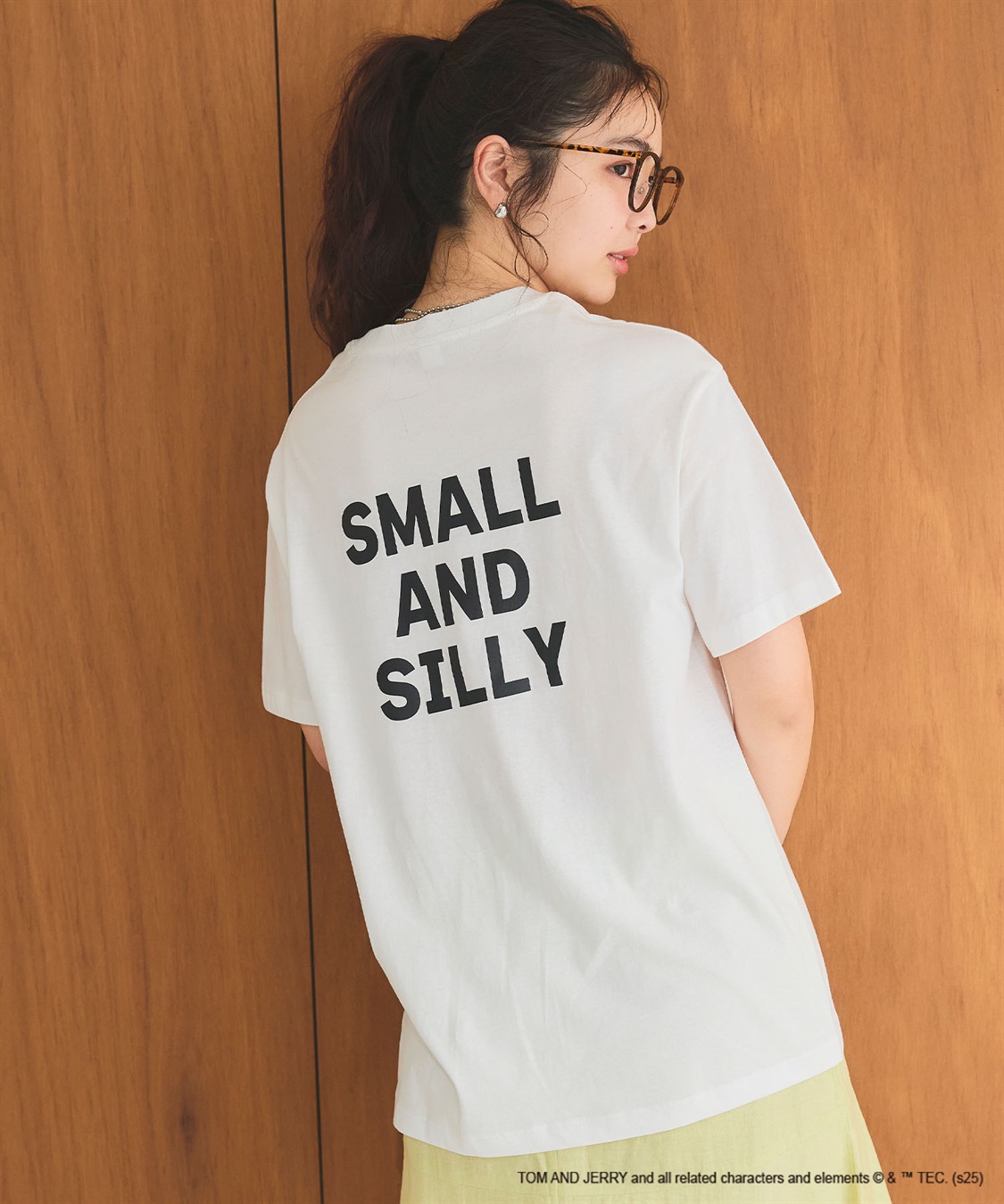 chara station 【TOM and JERRY/トムとジェリー】ジェリー＆タフィー胸刺繍バックロゴプリント半袖Ｔシャツ_sub_22