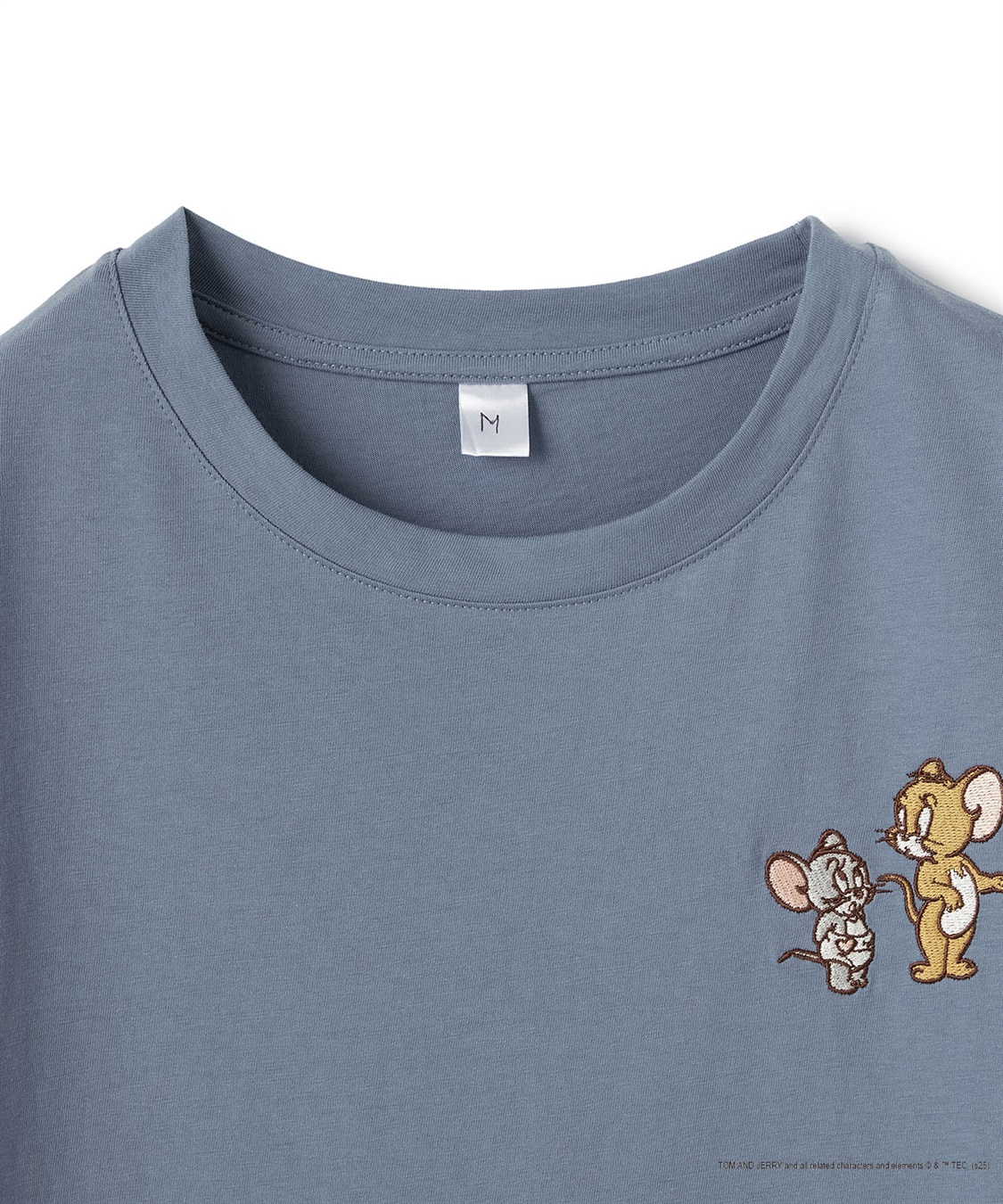 chara station 【TOM and JERRY/トムとジェリー】ジェリー＆タフィー胸刺繍バックロゴプリント半袖Ｔシャツ_sub_25