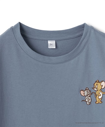 Life Style by cross marche 【TOM and JERRY/トムとジェリー】ジェリー＆タフィー胸刺繍バックロゴプリント半袖Ｔシャツ_subthumb_25