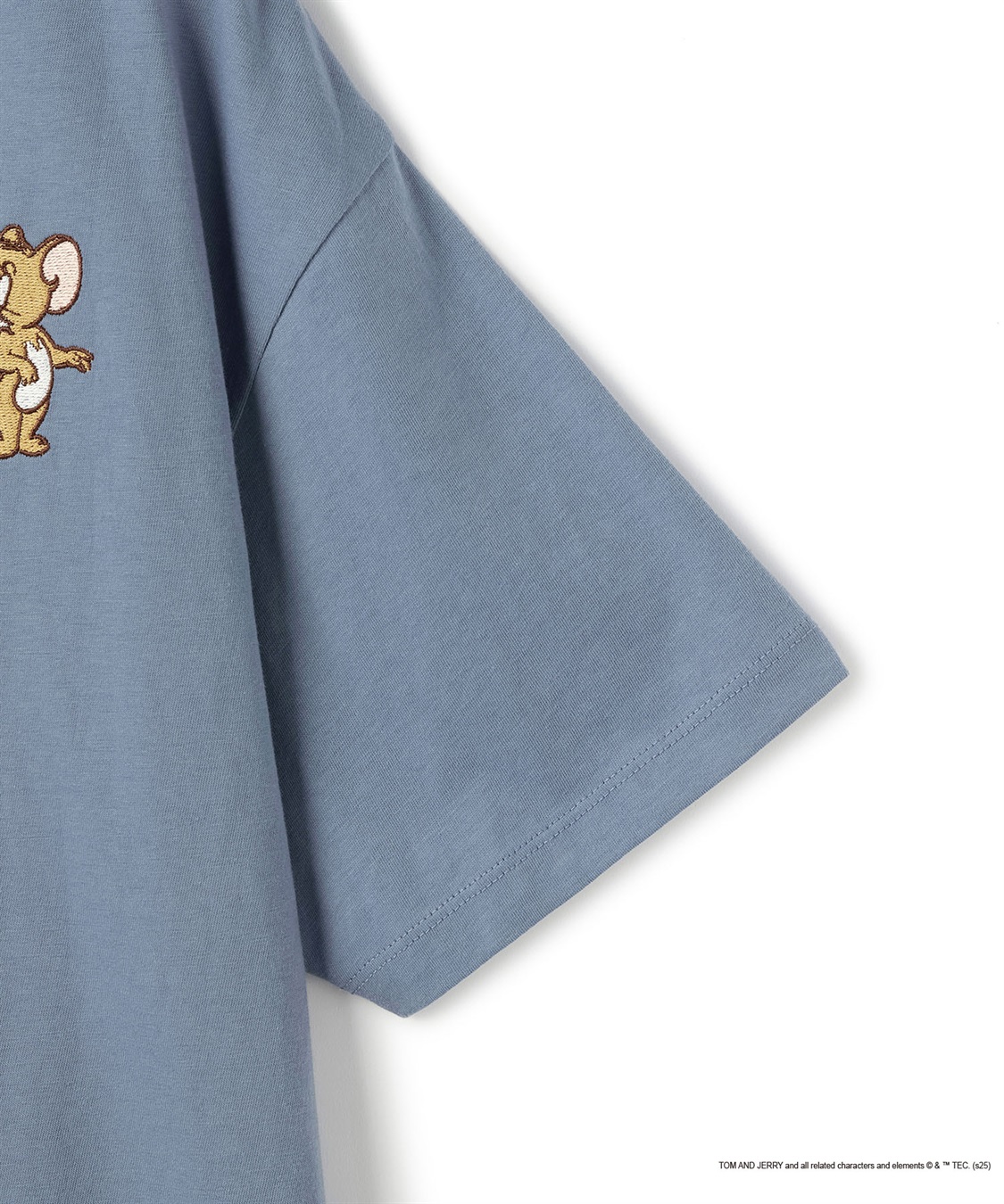 chara station 【TOM and JERRY/トムとジェリー】ジェリー＆タフィー胸刺繍バックロゴプリント半袖Ｔシャツ_sub_26