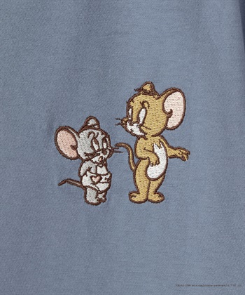 Life Style by cross marche 【TOM and JERRY/トムとジェリー】ジェリー＆タフィー胸刺繍バックロゴプリント半袖Ｔシャツ_subthumb_28