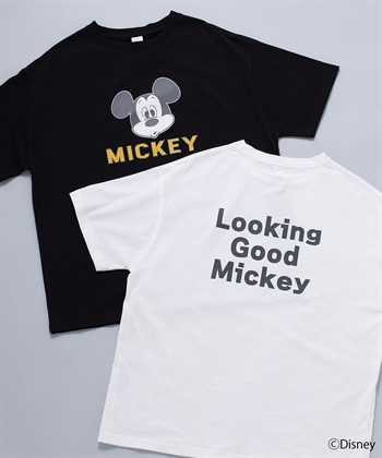 Life Style by cross marche 【Disney/ディズニー】ミッキーマウスフェイスプリントTシャツ_subthumb_1