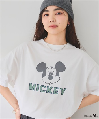 Life Style by cross marche 【Disney/ディズニー】ミッキーマウスフェイスプリントTシャツ_subthumb_3