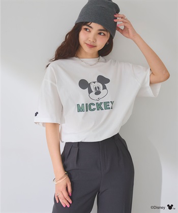 Life Style by cross marche 【Disney/ディズニー】ミッキーマウスフェイスプリントTシャツ_subthumb_4