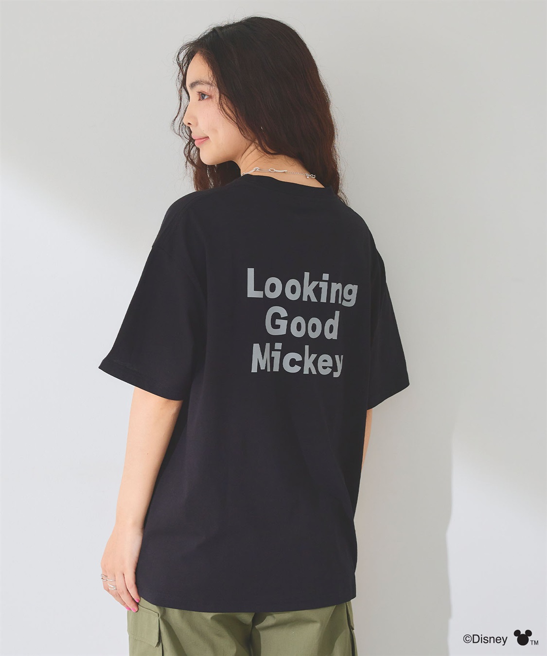 chara station 【Disney/ディズニー】ミッキーマウスフェイスプリントTシャツ_sub_15