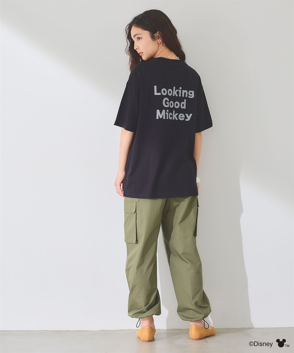 chara station 【Disney/ディズニー】ミッキーマウスフェイスプリントTシャツ_sub_17