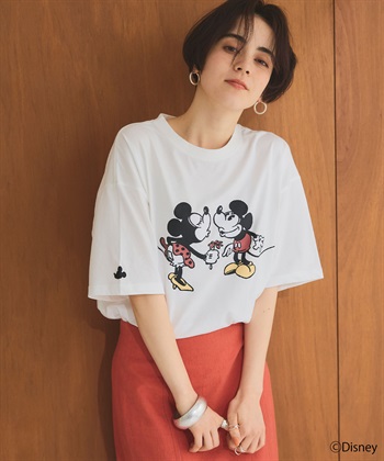 chara station 【Disney/ディズニー】ミッキー＆ミニープリント半袖Tシャツ_subthumb_14