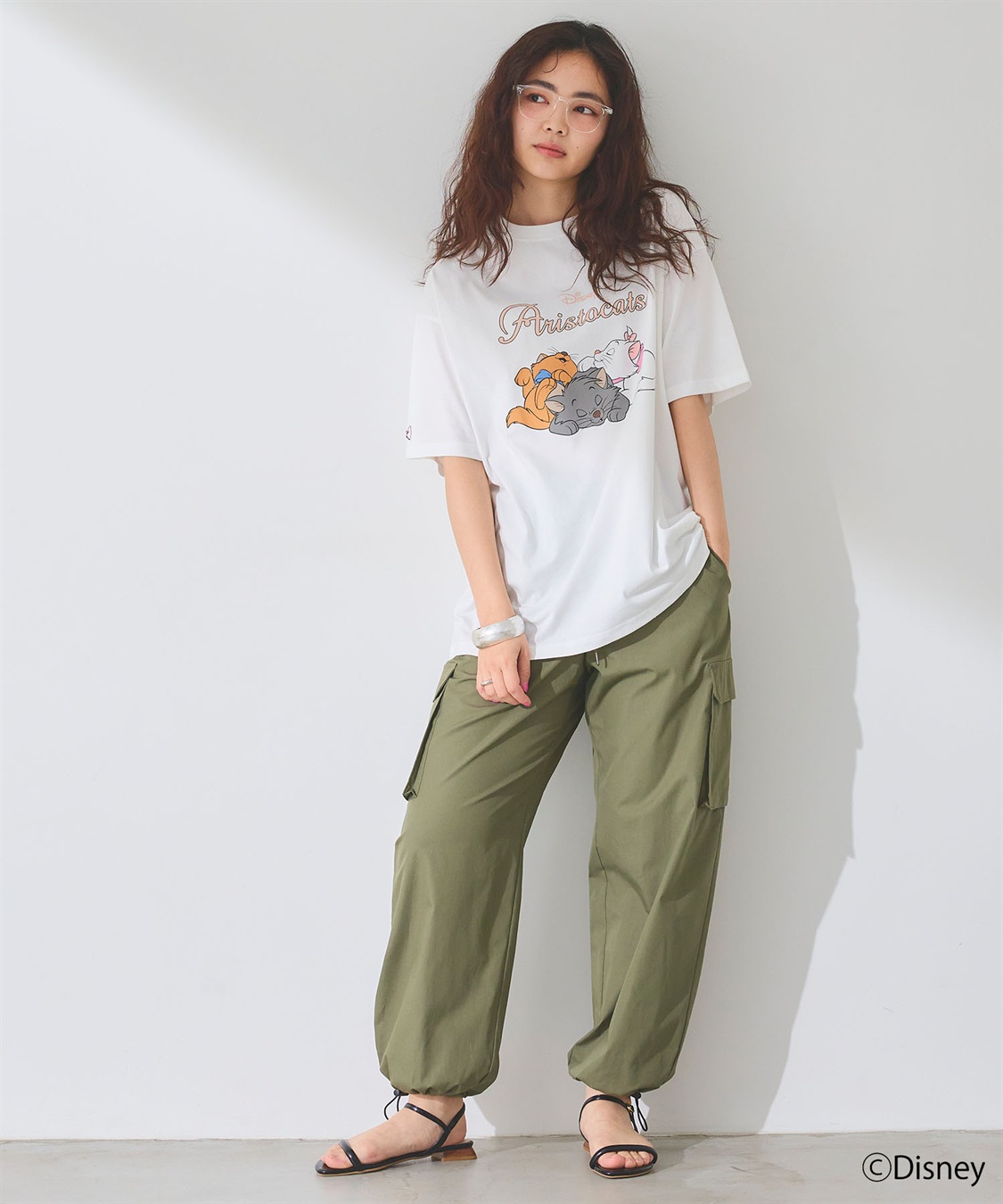 chara station 【Disney/ディズニー】おしゃれキャット・マリー＆ベルリオーズ＆トゥルーズ・プリント半袖Tシャツ（The Aristocats）_sub_8