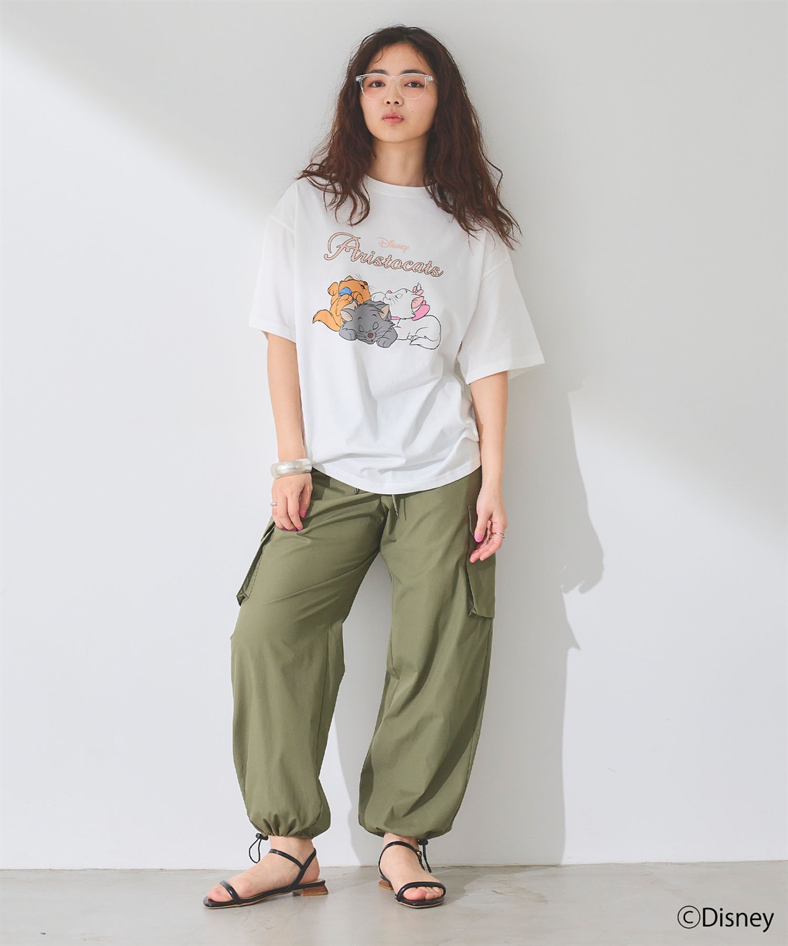 chara station 【Disney/ディズニー】おしゃれキャット・マリー＆ベルリオーズ＆トゥルーズ・プリント半袖Tシャツ（The Aristocats）_sub_10