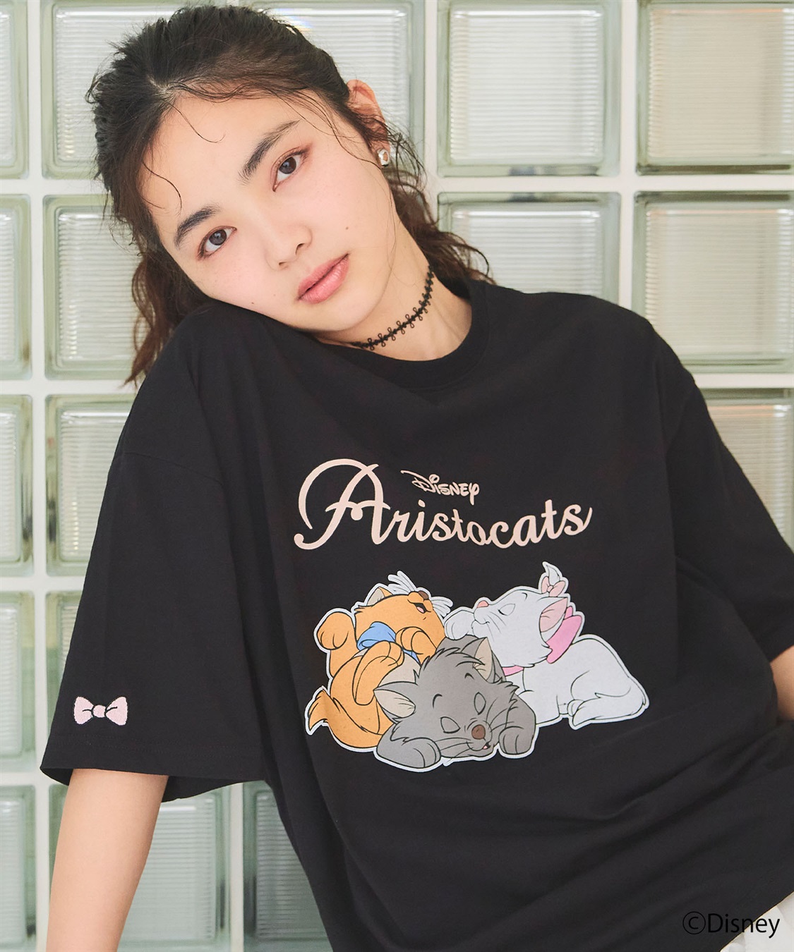 chara station 【Disney/ディズニー】おしゃれキャット・マリー＆ベルリオーズ＆トゥルーズ・プリント半袖Tシャツ（The Aristocats）_sub_12