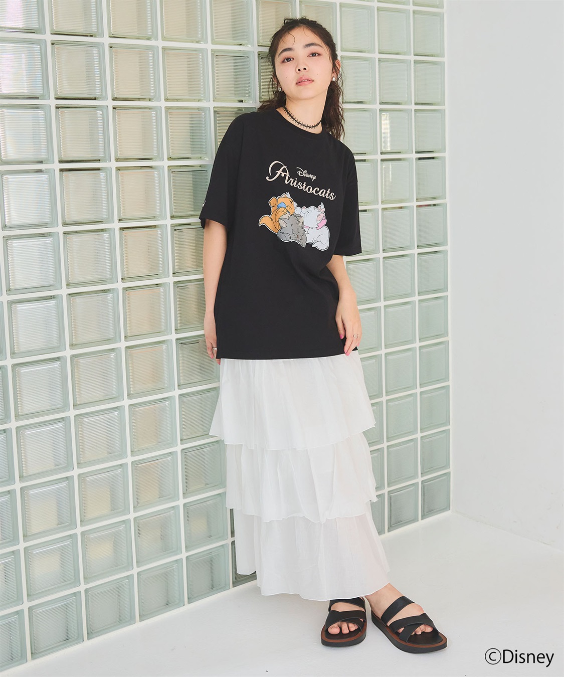 chara station 【Disney/ディズニー】おしゃれキャット・マリー＆ベルリオーズ＆トゥルーズ・プリント半袖Tシャツ（The Aristocats）_sub_16