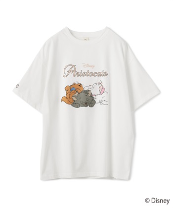 Life Style by cross marche 【Disney/ディズニー】おしゃれキャット・マリー＆ベルリオーズ＆トゥルーズ・プリント半袖Tシャツ（The Aristocats）_subthumb_22
