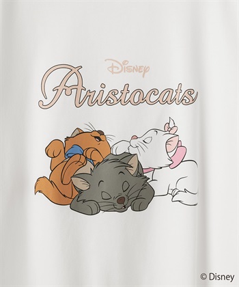 Life Style by cross marche 【Disney/ディズニー】おしゃれキャット・マリー＆ベルリオーズ＆トゥルーズ・プリント半袖Tシャツ（The Aristocats）_subthumb_28