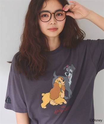 Life Style by cross marche 【Disney/ディズニー】わんわん物語レディ＆トランプ半袖プリントTシャツ/LADY and the TRAMP_subthumb_3