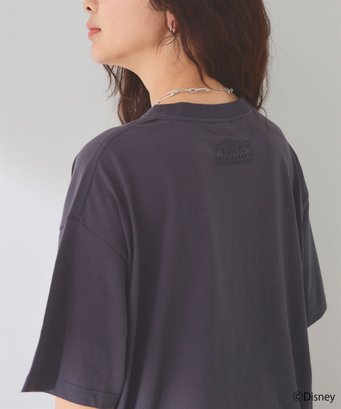 chara station 【Disney/ディズニー】わんわん物語レディ＆トランプ半袖プリントTシャツ/LADY and the TRAMP_sub_5