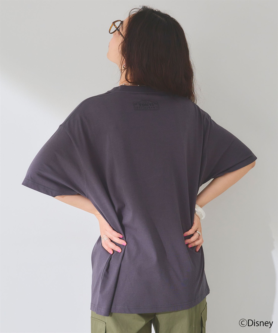 chara station 【Disney/ディズニー】わんわん物語レディ＆トランプ半袖プリントTシャツ/LADY and the TRAMP_sub_6